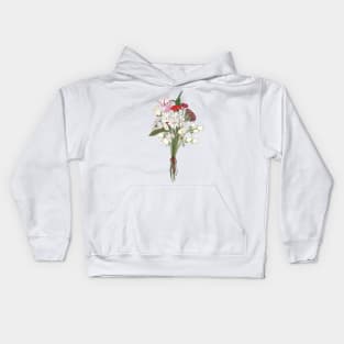 Valentines Bouquet Kids Hoodie